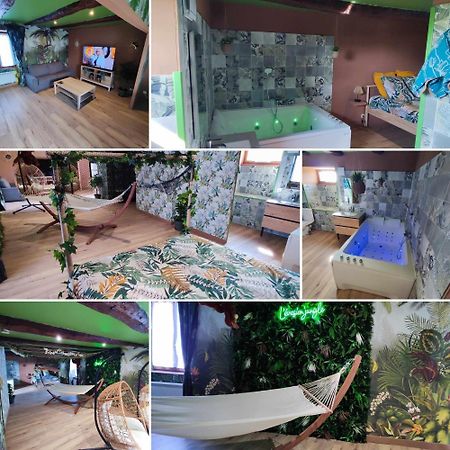 Ferienwohnung L'Evasion Jungle Saint-Pierre-de-Plesguen Exterior foto